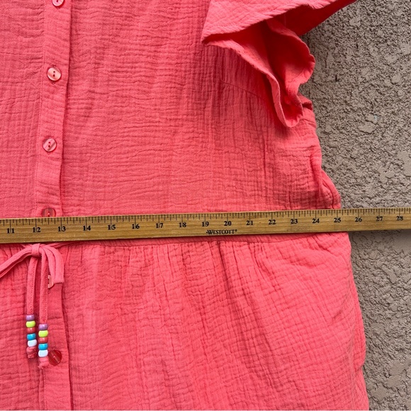 Belle by Kim Gravel Pink Textured Dress XL Resortwear - Picture 12 of 14